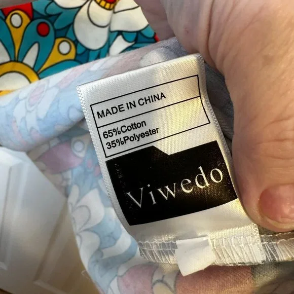 🔵Viwedo Multi color Floral & Animal Print Tunic Top 2Xl - CLEARANCE - Picture 3 of 5